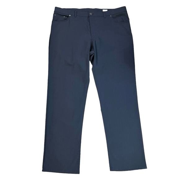 Brax Men's Cooper Regular Fit Straight Pants Navy - Picture 1 of 7